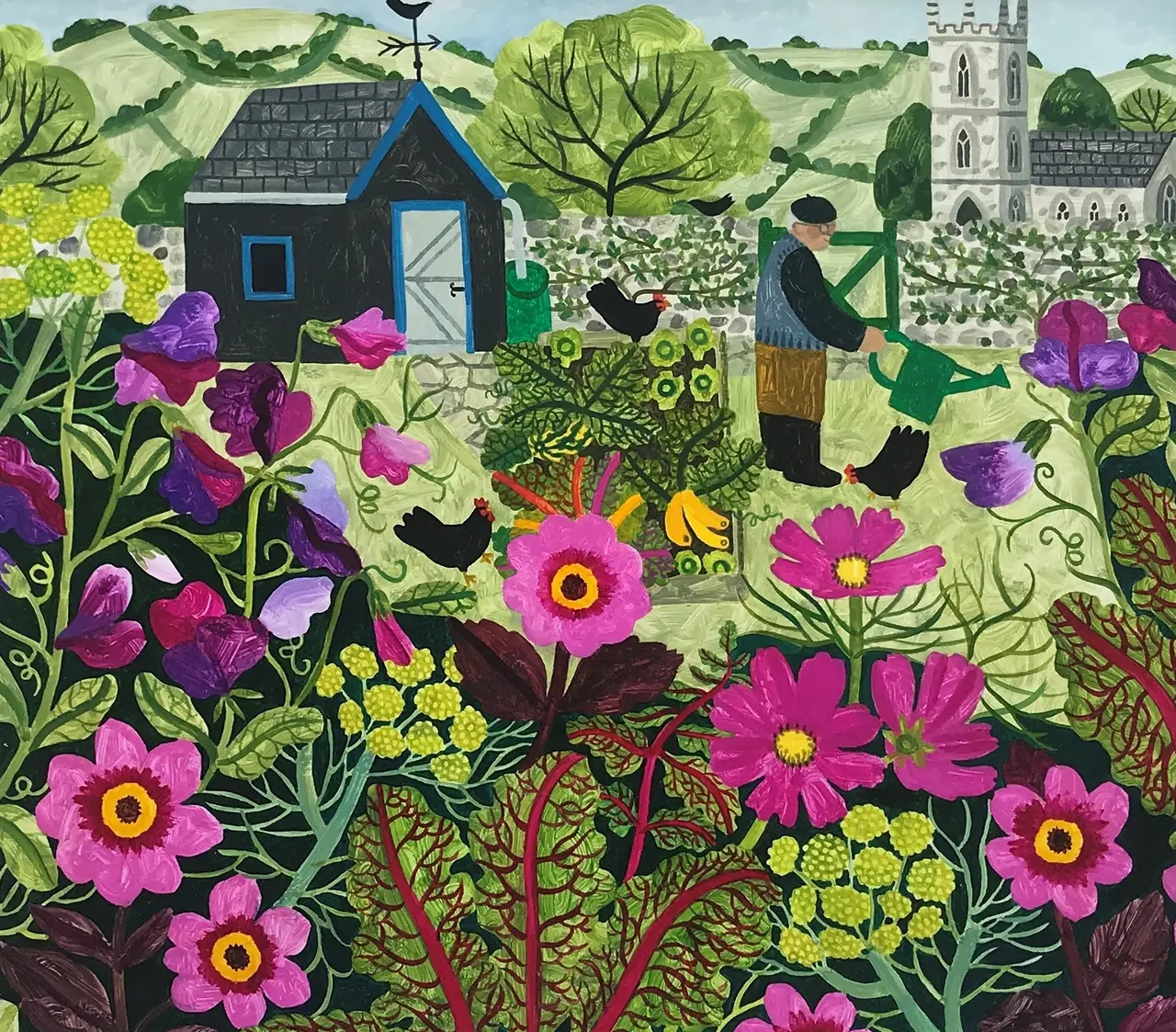 Vanessa Bowman - summer gardener